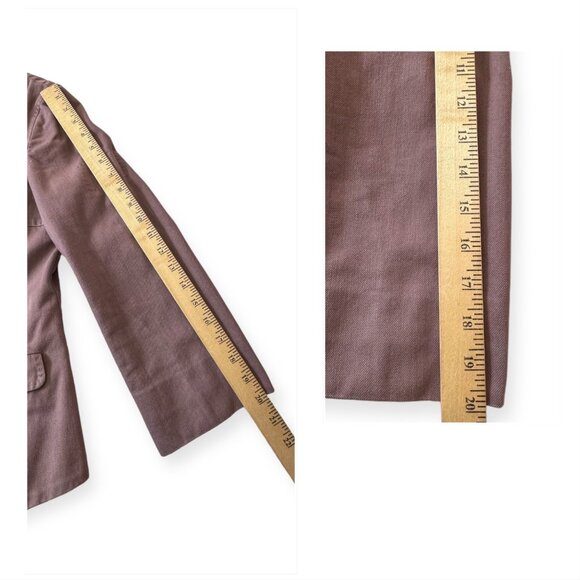 Miu Miu Archival Denim Squad Utility Jacket Garment-Dyed Mauve IT 44 - Picture 13 of 15